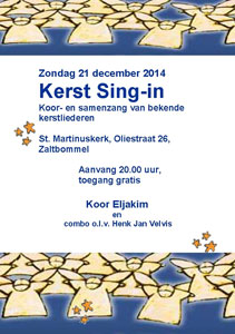 Kerst Sing-in met koor Eljakim