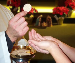 Het sacrament van de Eucharistie - de 1e Heilige Communie Het sacrament van de Eucharistie - de 1e Heilige Communie