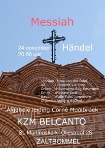 Uitvoering Messiah van Händel