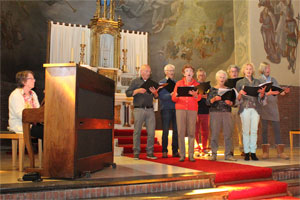 Viva La Musica oefent wekelijks in de Sint Martinus voor de benefietuitvoering
