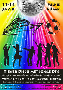 Tienerdisco met jonge DJs