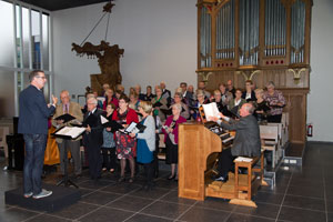 Emanuelkoor uit Roelofarendsveen gastkoor in Zaltbommel