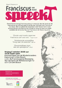 Theatervoorstelling - Franciscus spreekt