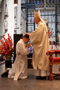 Priesterwijding van Stefan Schevers op 6 juni 2009