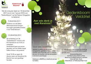 Gedenkboom en Kerstfair