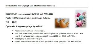 SQUAD4J6 - Paasbijeenkomst met een opdracht