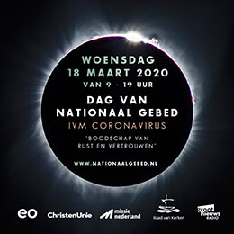 Dag van Nationaal Gebed op woensdag 18 maart