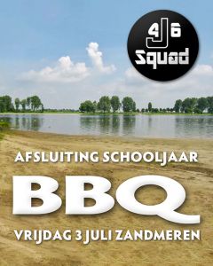 Squad4J6 sluit schooljaar af met BBQ