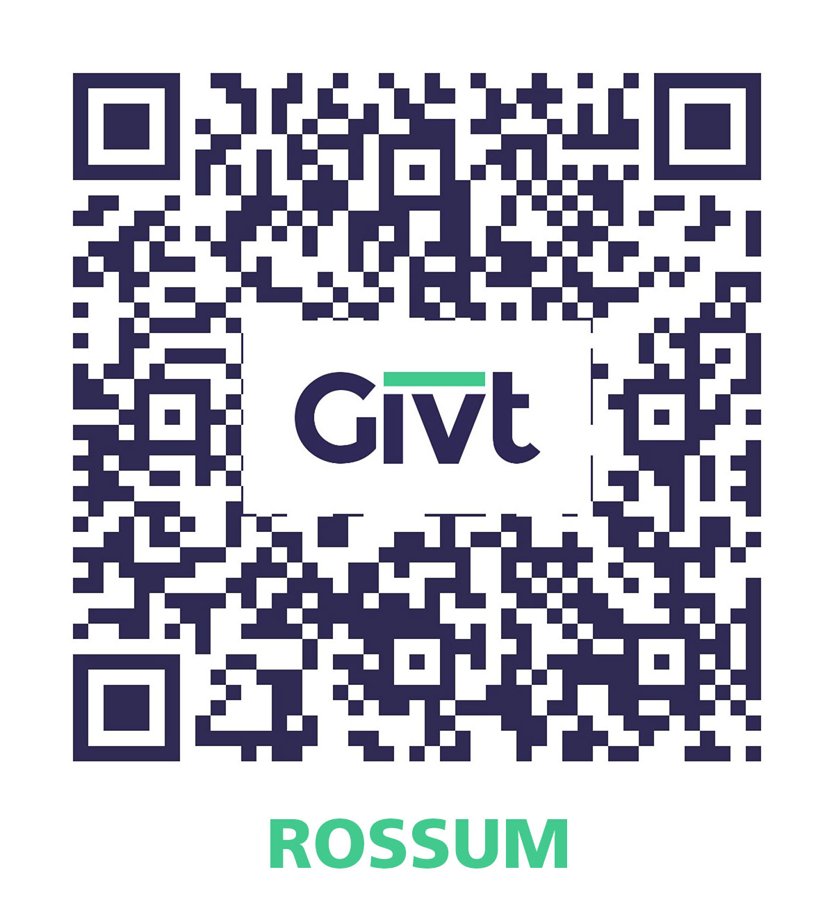 Givt QR code Rossum