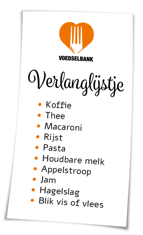 Verlanglijstje Voedselbank