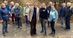 De trainingsgroep die van Amsterdam naar s-Hertogenbosch gaat lopen