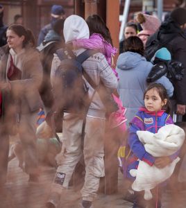 Kinderen uit Oekrane op de vlucht