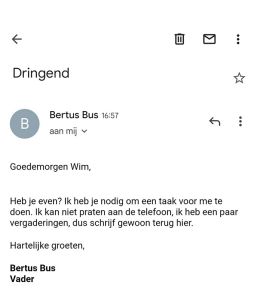 Pas op voor phishing